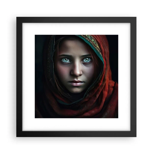 Plakat i sort ramme - Østens prinsesse - 30x30 cm