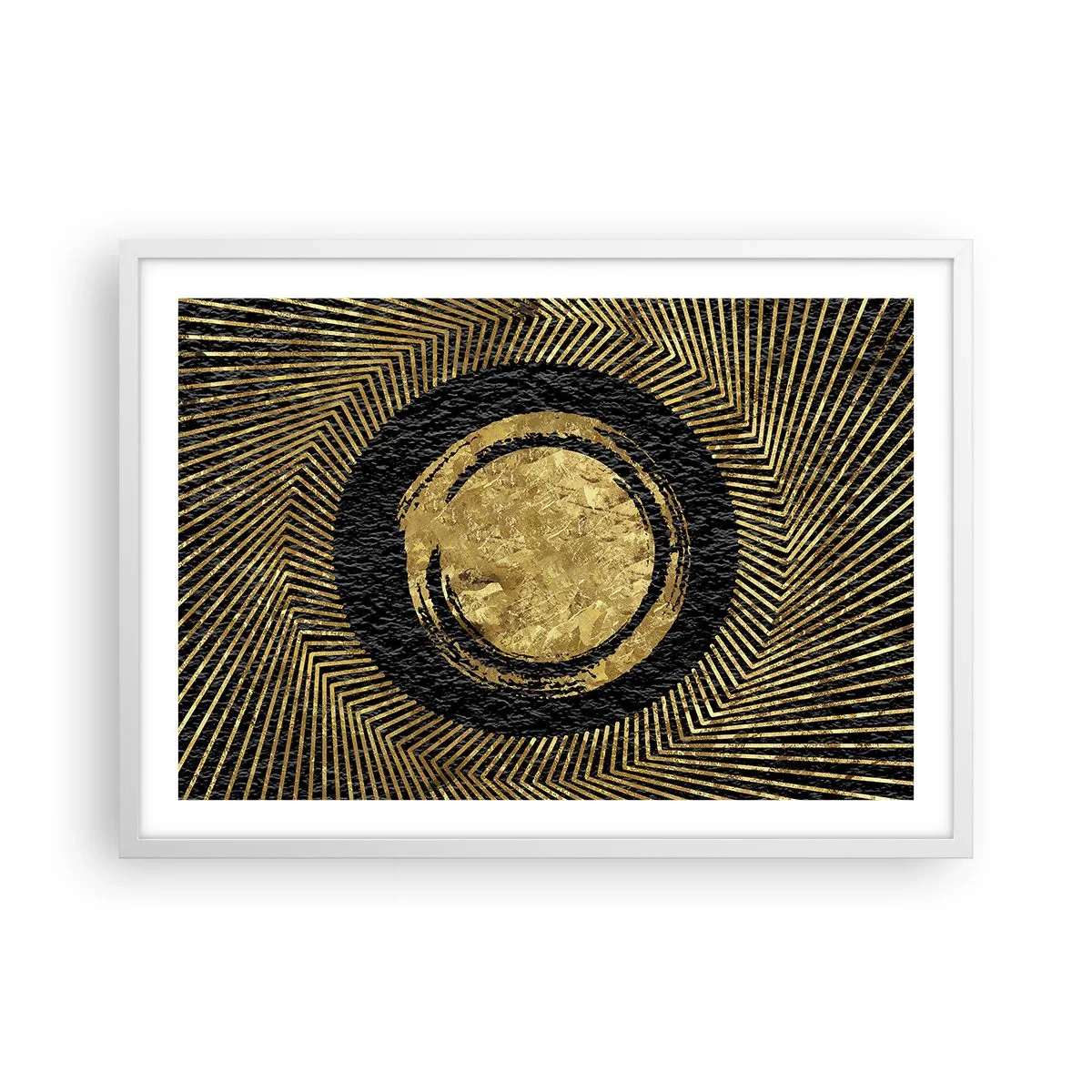 Plakat i hvid ramme - Glamour-komposition - 70x50 cm