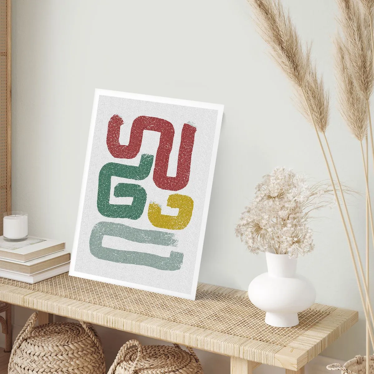 Plakat - På et ukendt sprog - 30x40 cm