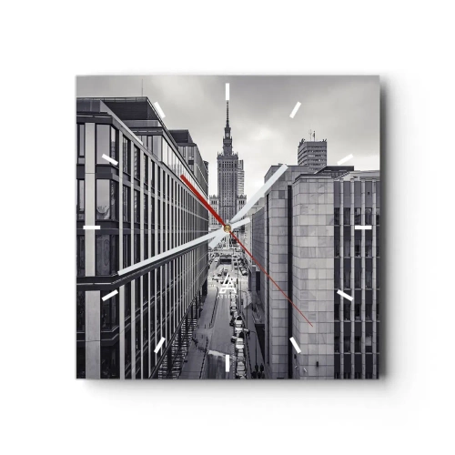 Vægur, Uret - Warszawa dalen - 30x30 cm