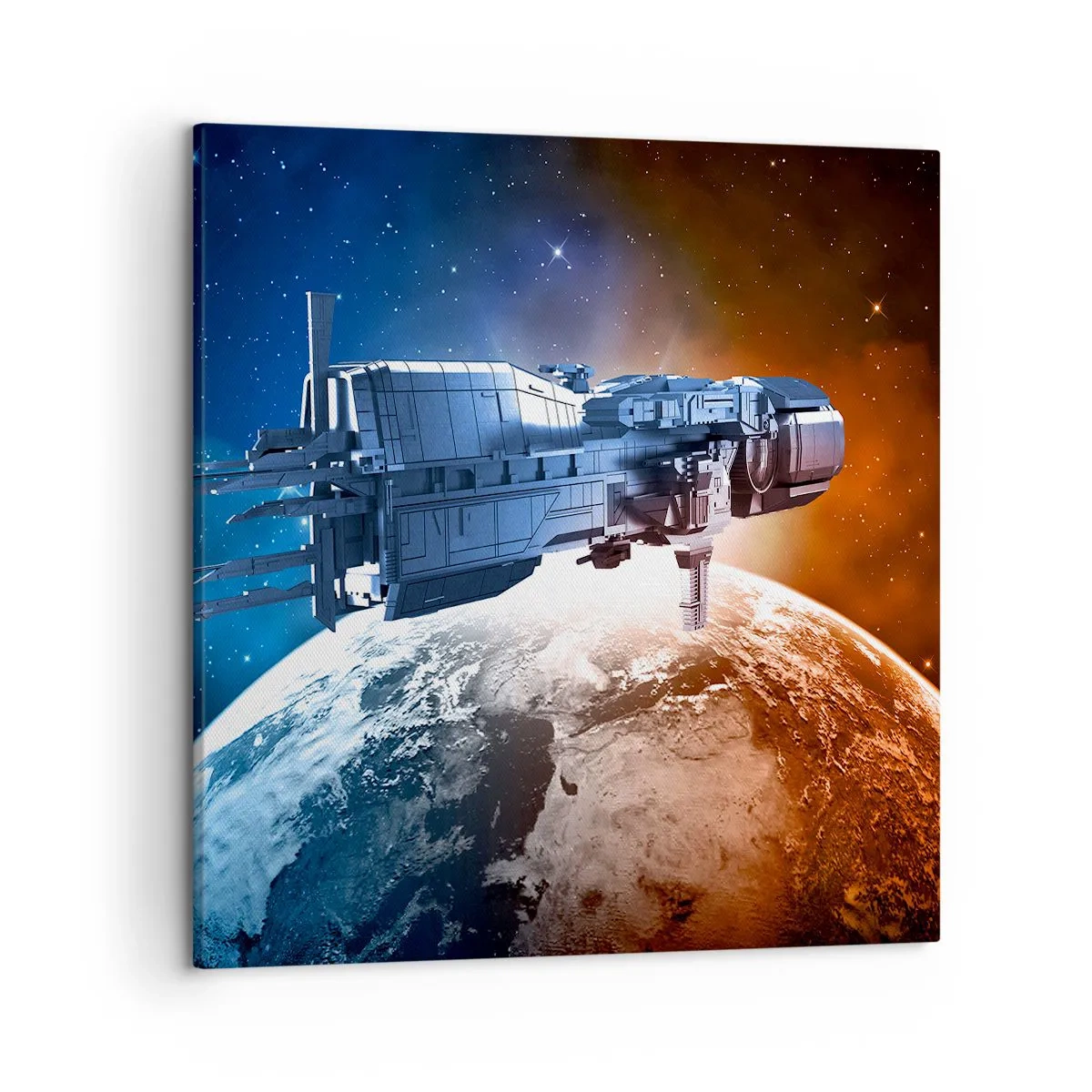 Lærredstryk - Billede på lærred - Forsigtig observatør - 50x50 cm