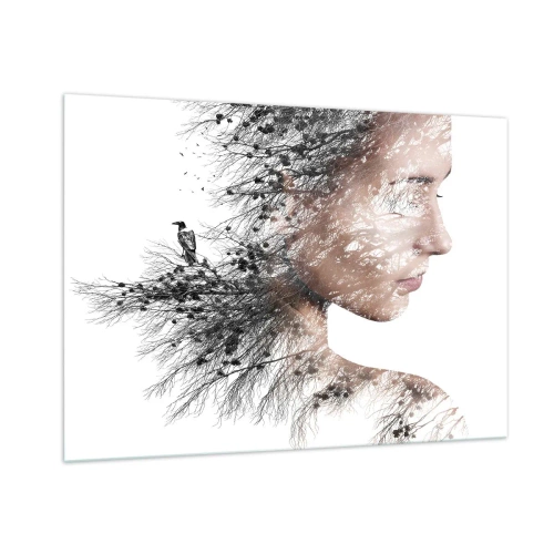Billede på glas - Skovens ånd - 100x70 cm
