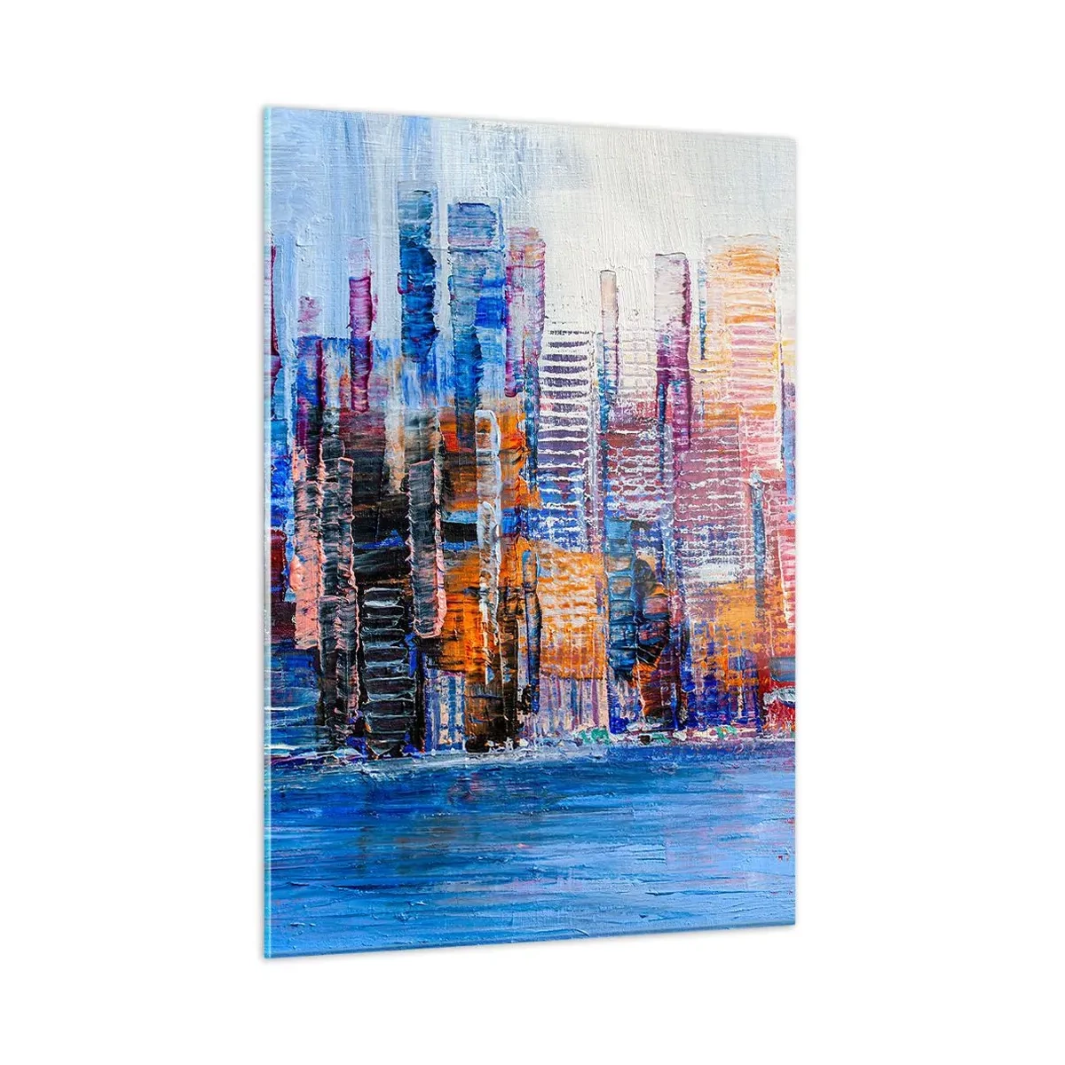Billede på glas - En glad metropol - 50x70 cm