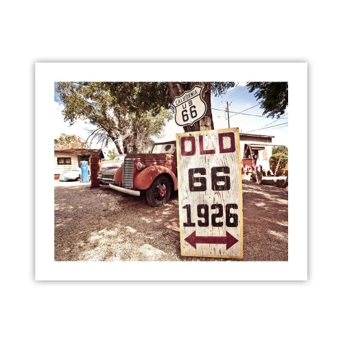 Plakat - En legende om det amerikanske landskab - 50x40 cm