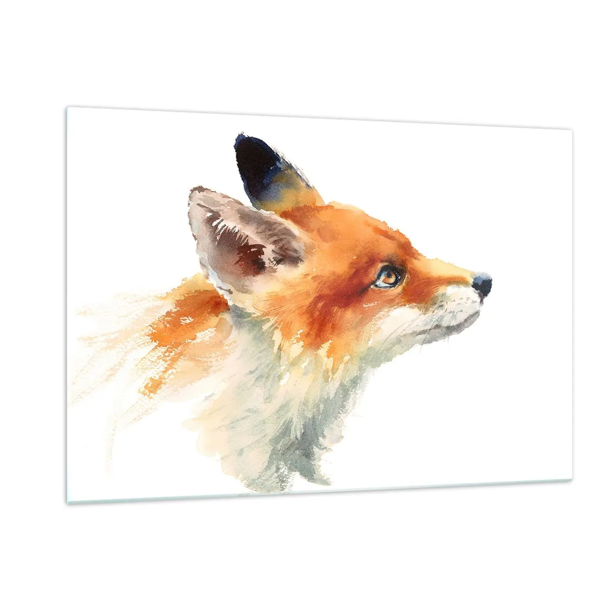 Billede på glas - Man kan aldrig være for forsigtig - 120x80 cm