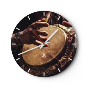 Vægur, Uret - I hjertets rytme - 40x40 cm