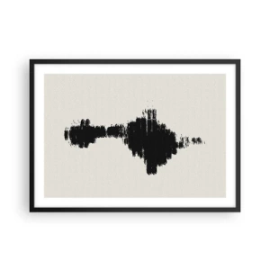 Plakat i sort ramme - Fantasiens vibrationer - 70x50 cm