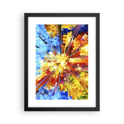 Plakat i sort ramme - In medias res - 30x40 cm