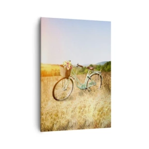Lærredstryk - Billede på lærred - Jeg bliver her et stykke tid - 70x100 cm