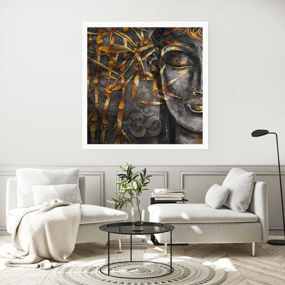 Plakat - Mærk freden - 50x50 cm