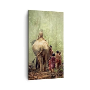Lærredstryk - Billede på lærred - Den nye Junglebog - 45x80 cm