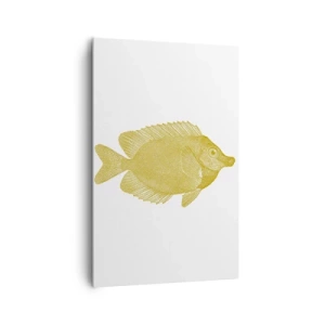 Lærredstryk - Billede på lærred - Fisk og det er det - 80x120 cm