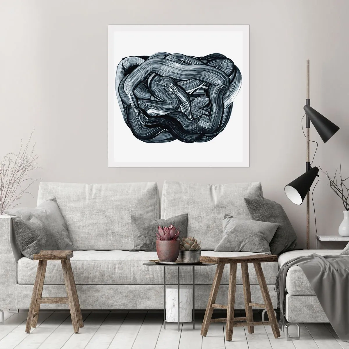 Plakat - Så enkelt er det ikke - 30x30 cm