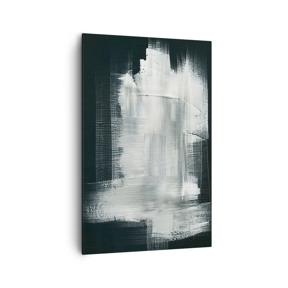 Lærredstryk - Billede på lærred - Vævet af det lodrette og det vandrette - 80x120 cm