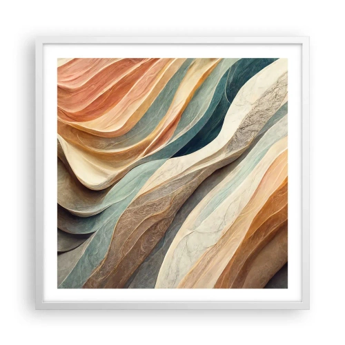 Plakat i hvid ramme - Øjeblikke før forandring - 60x60 cm