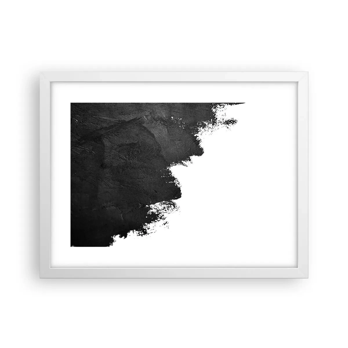 Plakat i hvid ramme - Elementer: jord - 40x30 cm