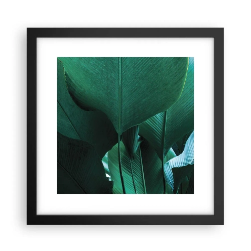 Plakat i sort ramme - Mod lyset - 30x30 cm