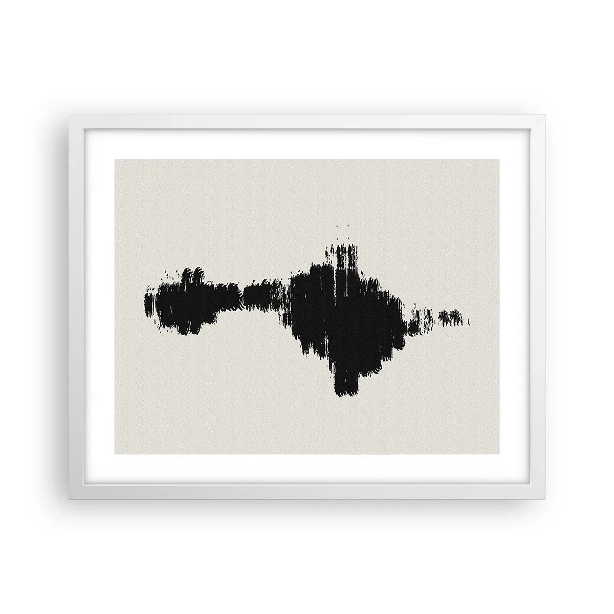 Plakat i hvid ramme - Fantasiens vibrationer - 50x40 cm