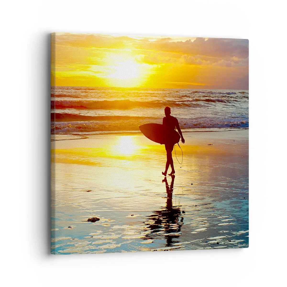 Lærredstryk - Billede på lærred - Krigerens tilbagevenden - 30x30 cm