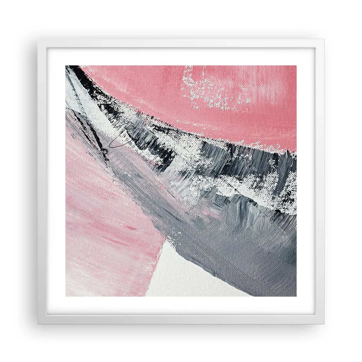 Plakat i hvid ramme - Matchende sammensætning - 50x50 cm