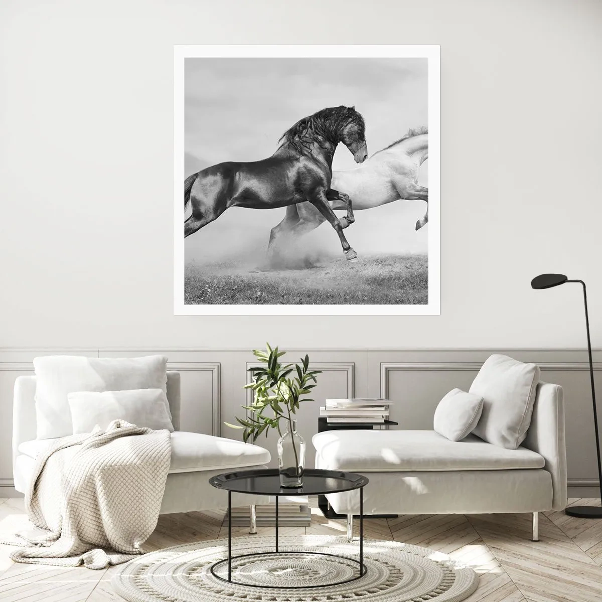 Plakat - Engle og dæmoner - 40x40 cm