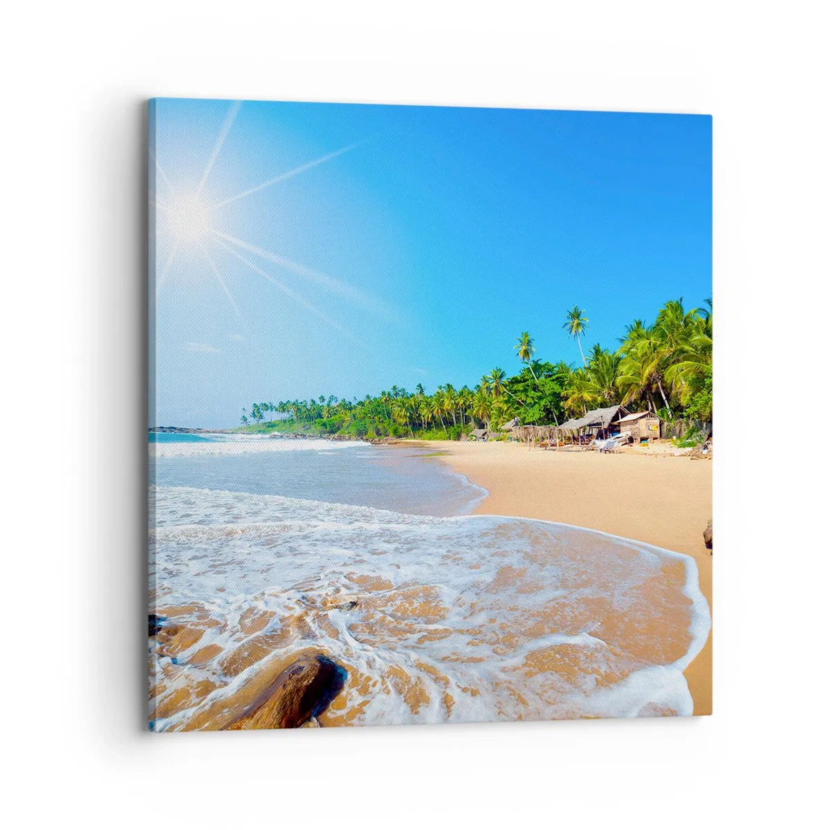 Lærredstryk - Billede på lærred - Et eksotisk sted for dig - 70x70 cm