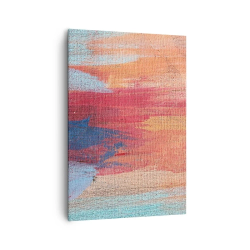 Lærredstryk - Billede på lærred - Lad en regnbue flyde - 70x100 cm