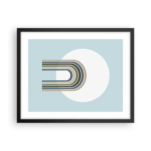 Plakat i sort ramme - Uimodståelig tiltrækningskraft - 50x40 cm