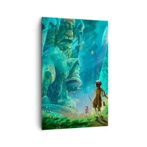 Lærredstryk - Billede på lærred - Fra den store eventyrbog - 80x120 cm