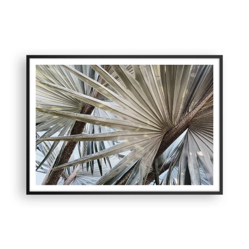 Plakat i sort ramme - Ventilatorer i troperne - 100x70 cm