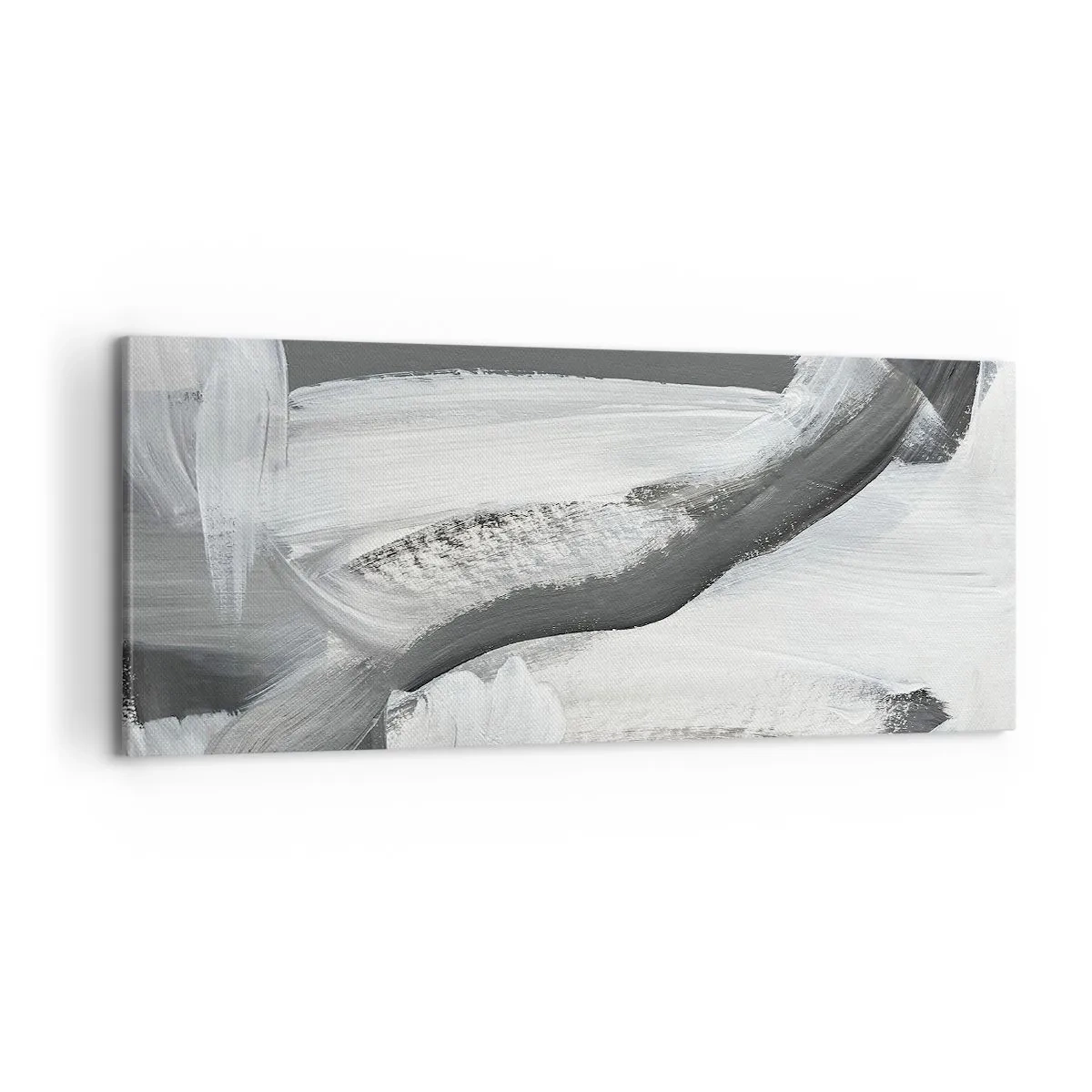 Lærredstryk - Billede på lærred - Med beslutsom bevægelse - 100x40 cm