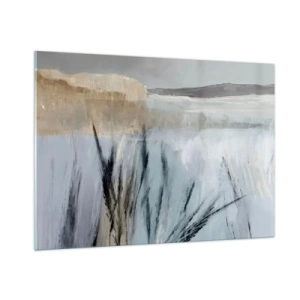 Billede på glas - Vintermarker - 100x70 cm