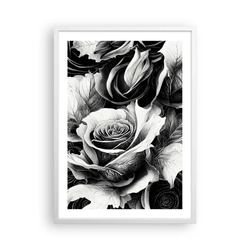 Plakat i hvid ramme - Altid dronning - 50x70 cm