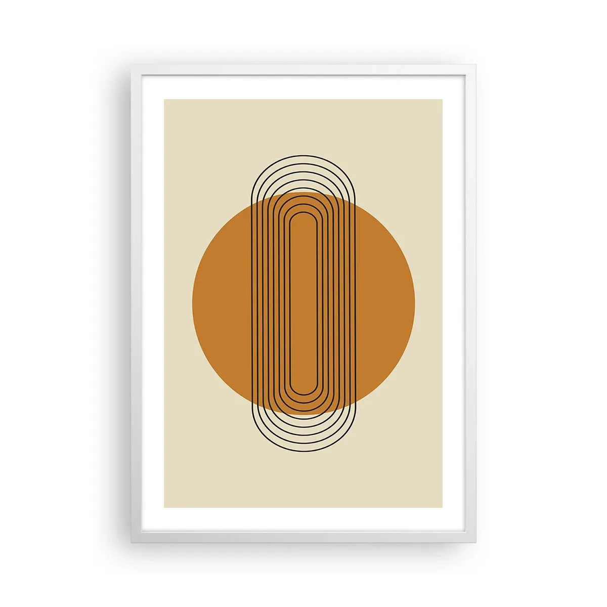 Plakat i hvid ramme - Den perfekte plan - 50x70 cm