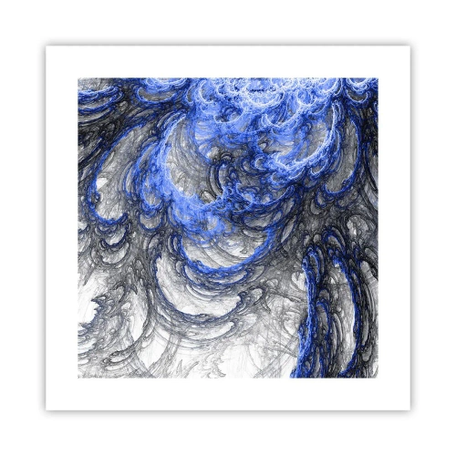 Plakat - En bølges fødsel - 40x40 cm