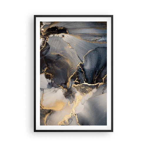 Plakat i sort ramme - Livet af sten - 61x91 cm