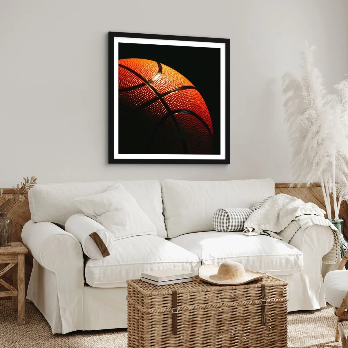 Plakat i sort ramme - Smuk som en planet - 30x30 cm