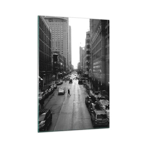 Billede på glas - Endnu en dag som hver dag - 80x120 cm