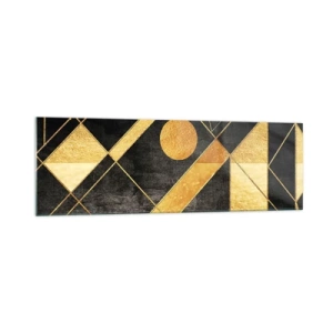 Billede på glas - Ørkenens sol - 160x50 cm