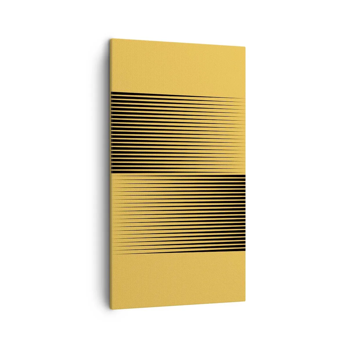 Lærredstryk - Billede på lærred - Modsætningernes kvadrat - 45x80 cm