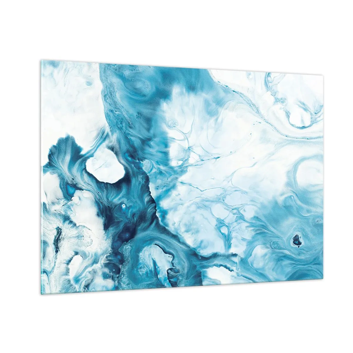 Billede på glas - Blå koncert - 100x70 cm