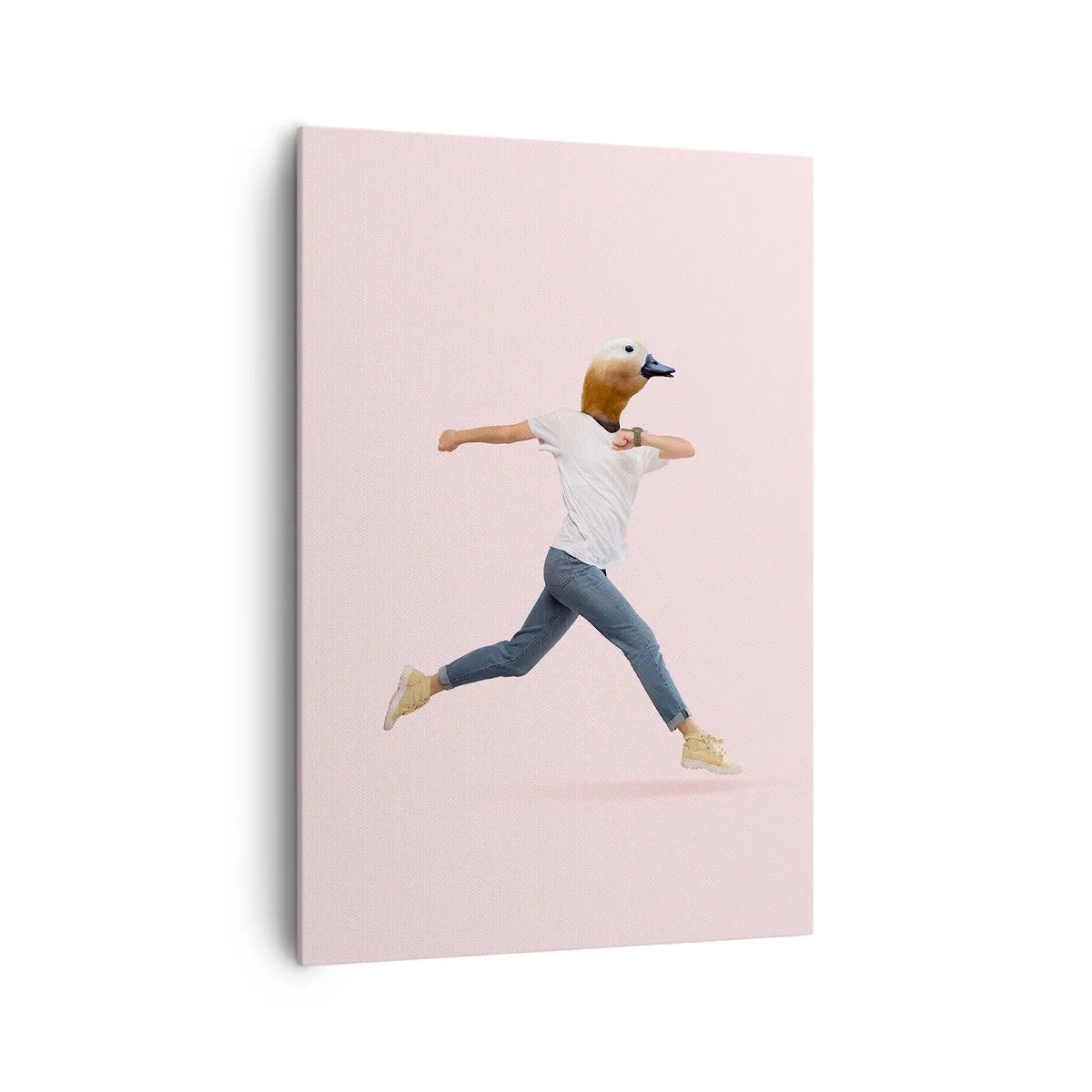 Lærredstryk - Billede på lærred - En knivspids absurditet - 70x100 cm