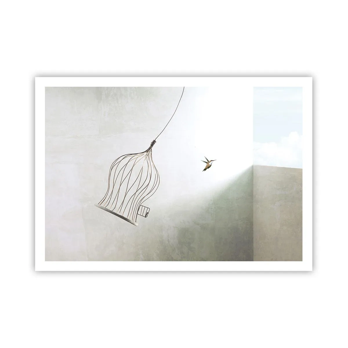 Plakat - I sit elementet - 100x70 cm