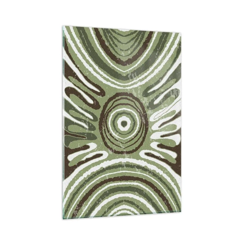 Billede på glas - Eksplosion af følelser - 80x120 cm