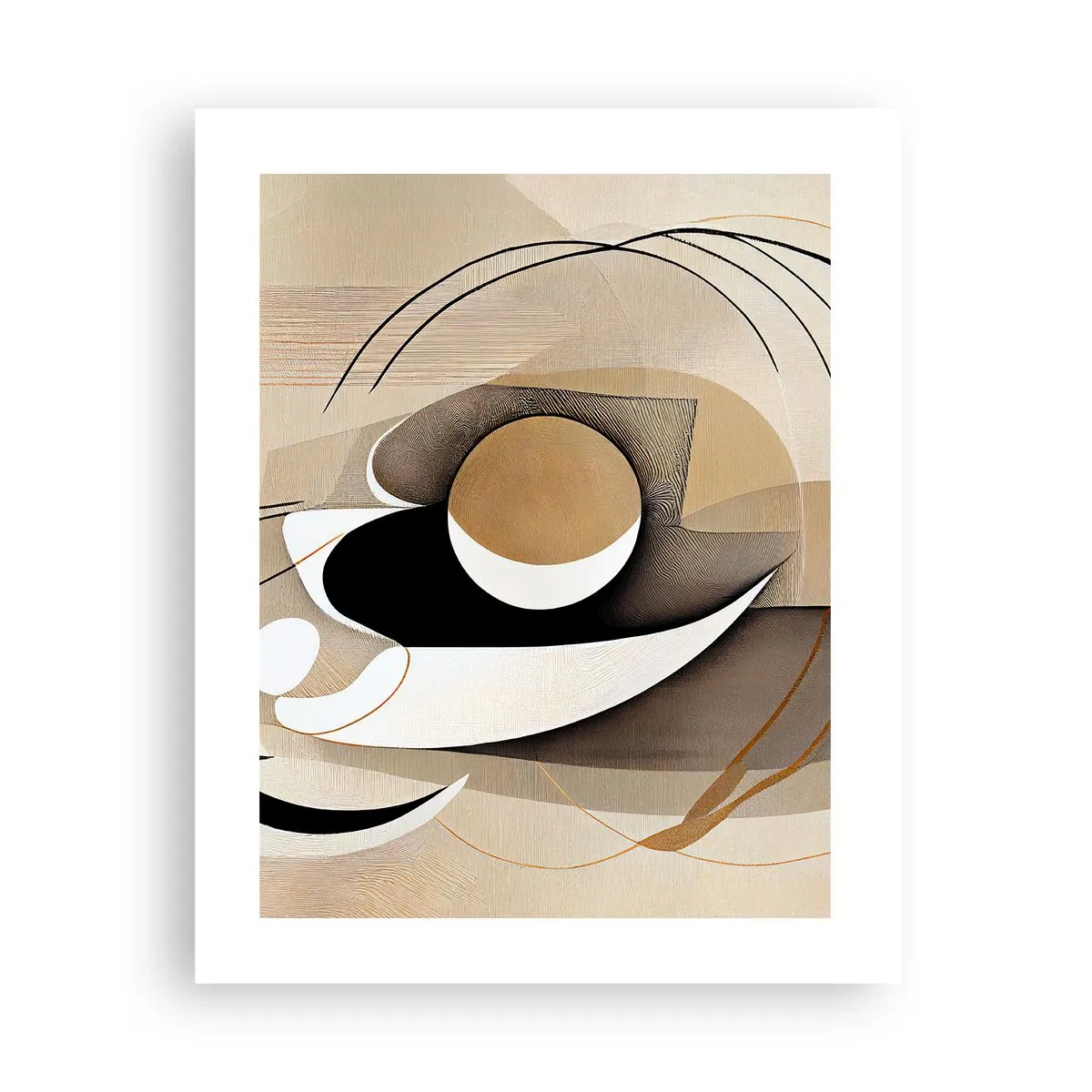 Plakat - Komposition: essensen af ting - 40x50 cm