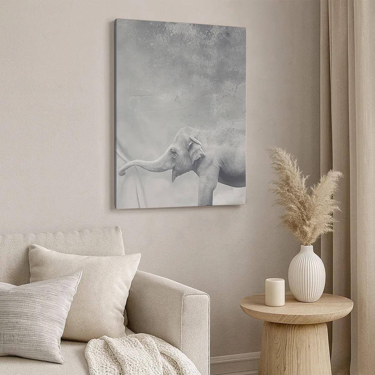 Lærredstryk - Billede på lærred - Afslør hemmeligheden - 50x70 cm