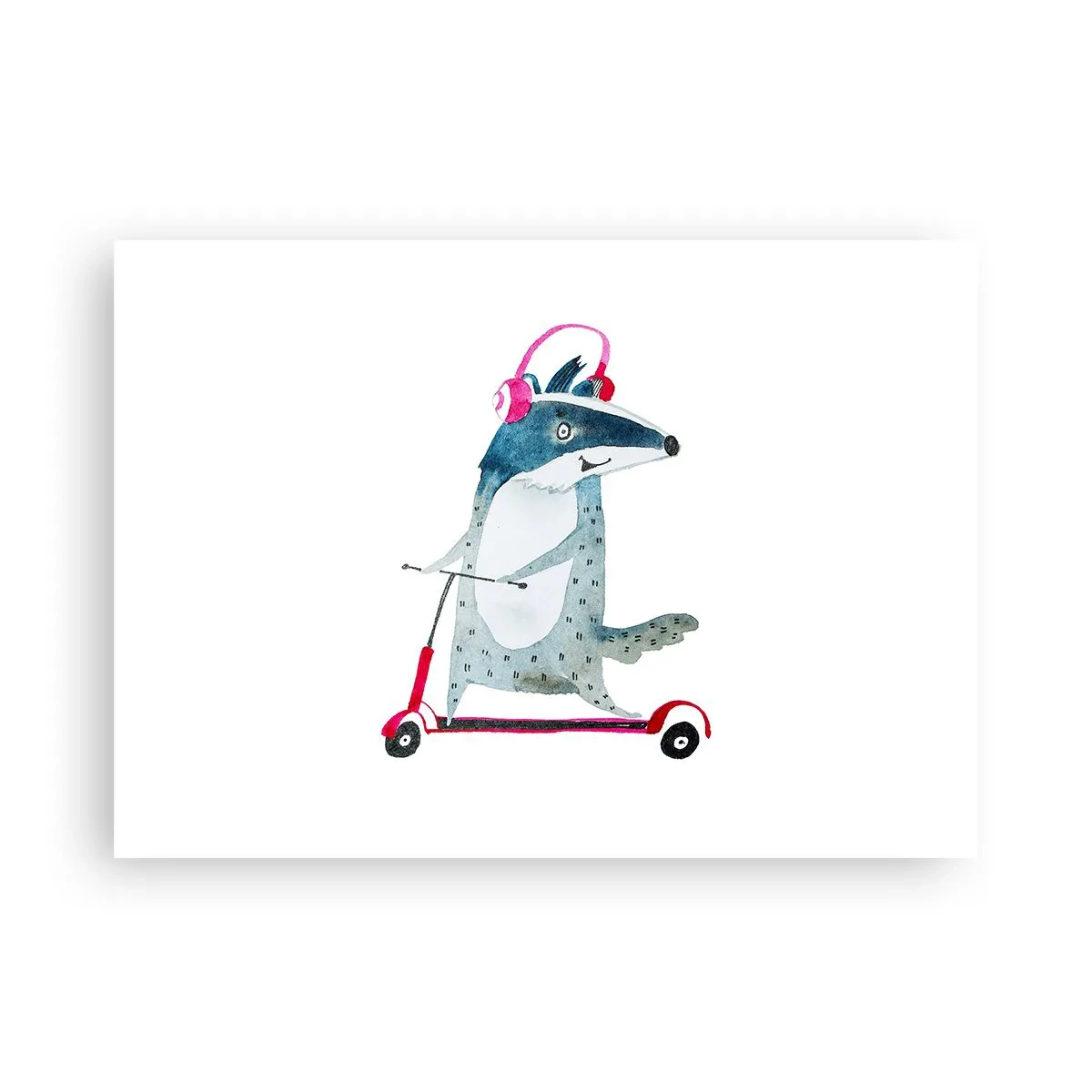 Plakat - Grævlingens glæder - 70x50 cm