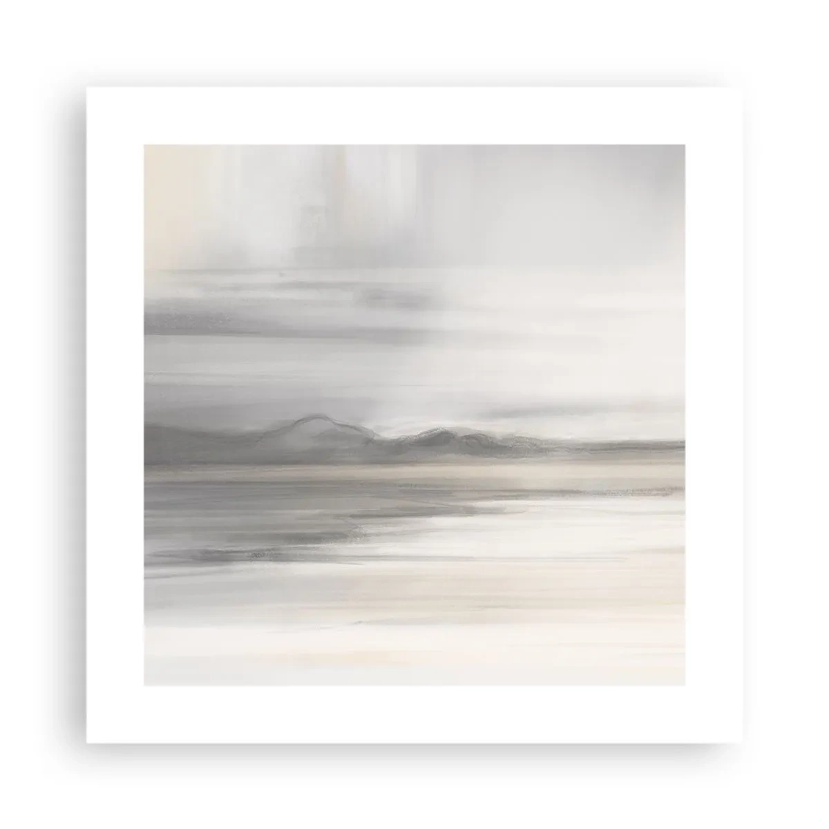 Plakat - En tankevækkende afstand - 40x40 cm