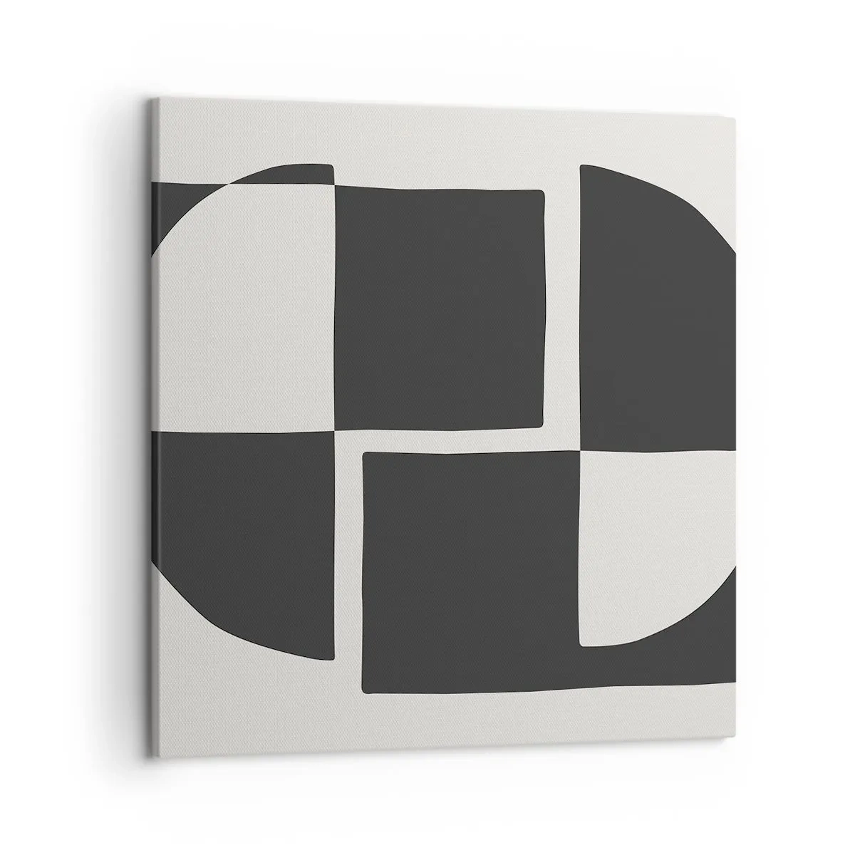 Lærredstryk - Billede på lærred - Antitese - syntese - 50x50 cm