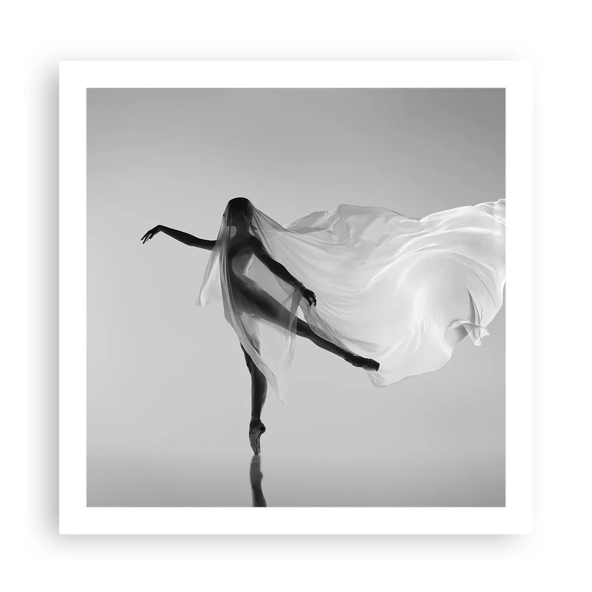 Plakat - Lethed og ynde - 60x60 cm